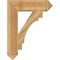 Ekena Millwork Merced Arts & Crafts Rough Sawn Bracket, Western Red Cedar, 6"W x 26"D x 34"H BKT06X26X34MRC03RWR - alternate 2